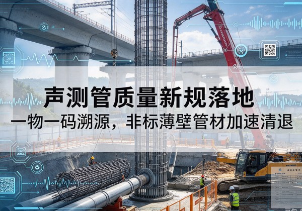 新余声测管质量新规落地，一物一码溯源，非标薄壁管材加速清退